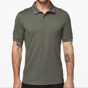 Lululemon Tech Pique Polo - Large - Olive Green